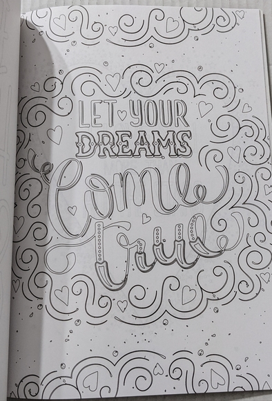 Color Me Inspired Adult Coloring Book, Like New - Picture 7 of 8